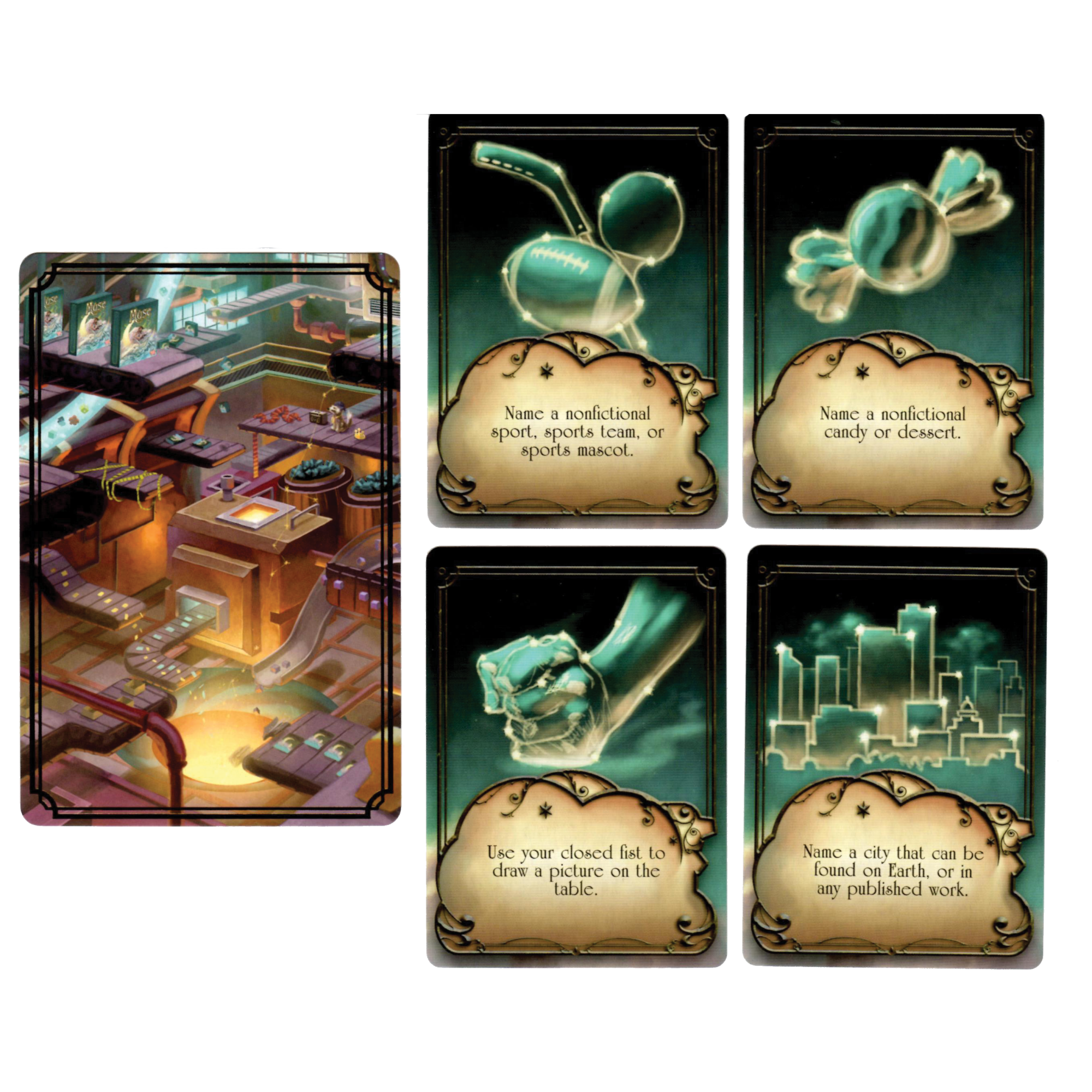 Muse: Dice Tower 2018 Kickstarter Promo Pack + Factory card