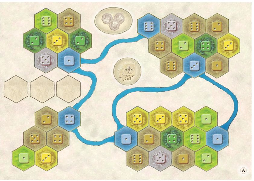 Castles of Burgundy: 10th Expansion - Solo Board
