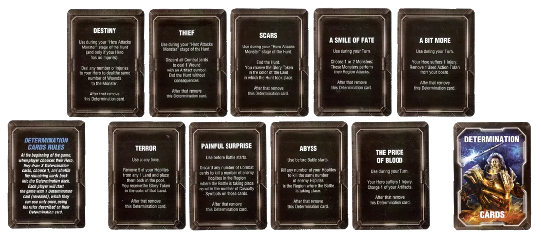 Lords of Hellas: Determination Cards